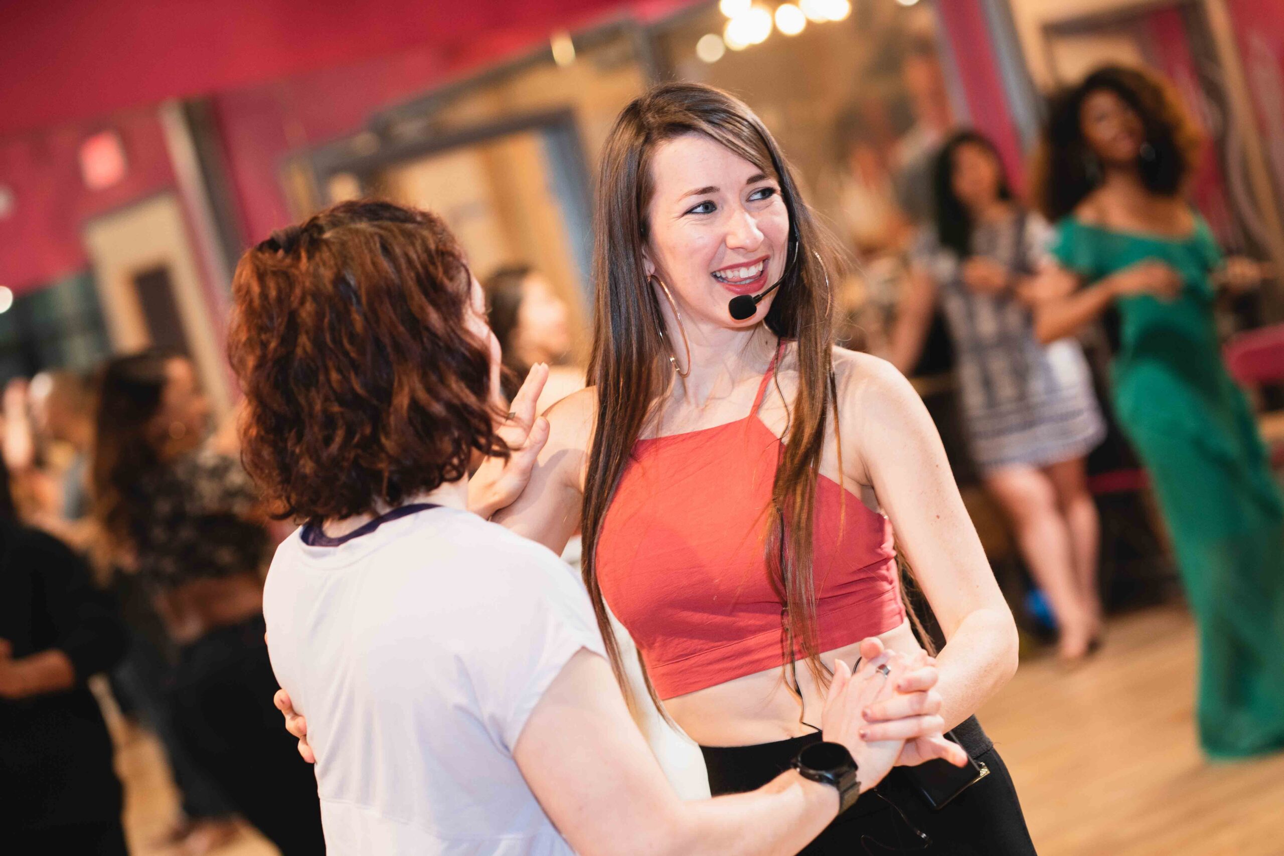 Stephanie Metzger is a Salsa and Bachata Instructor at the Salsa With Silvia dance studios Stephanie Metzger is a Salsa and Bachata Instructor at the Salsa With Silvia dance studios