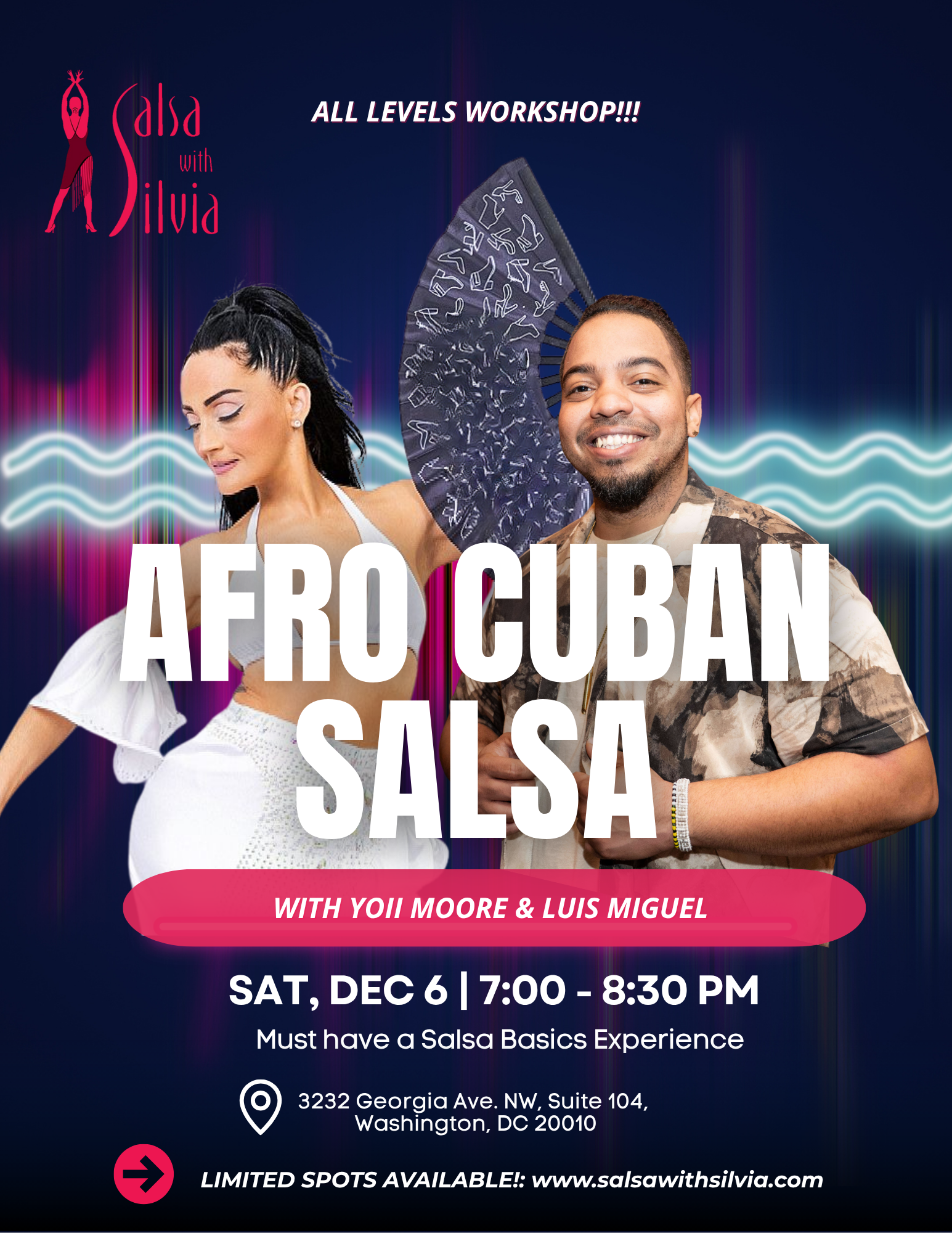 Afro Cuban Salsa Workshop in Washington DC